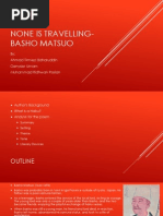 Download None is Travelling-Basho Matsuo by Ridhwan ewan Roslan SN131011085 doc pdf