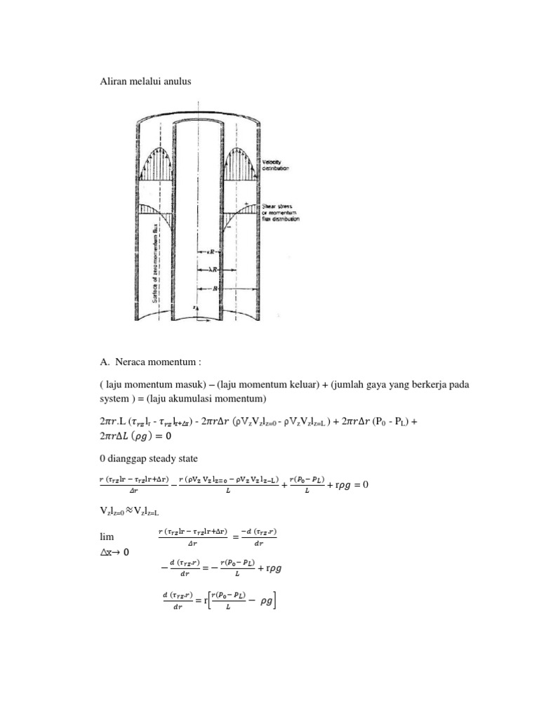 Aliran dalam Pipa Annulus | PDF