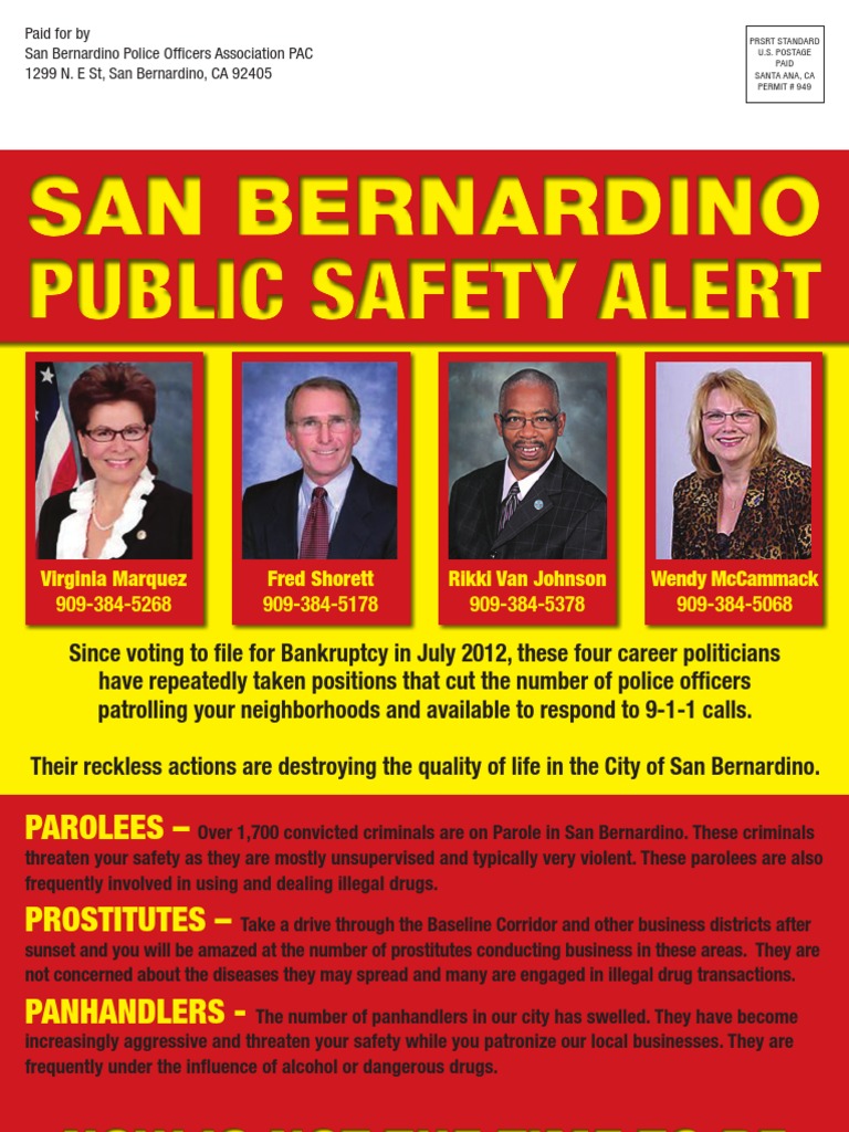 1. Public Safety Alert 3P's
