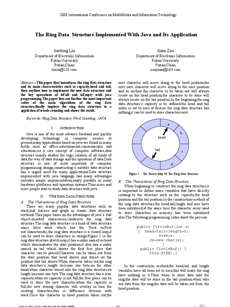 Java Ring Ieee | PDF | String (Computer Science) | Data Structure