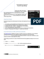 Tutorial 6 App Settings