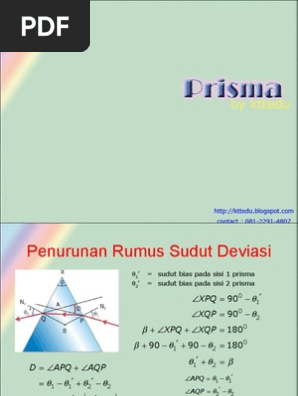 Koleksi Contoh Soal Sudut Deviasi Terupdate Dikdasmen