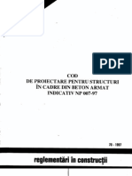 Cod Proiectare Structurala Cadre BA NP 007-97