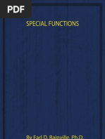 Special-Functions Earl D. Rainville (Univ of Michigan), Ph.D.