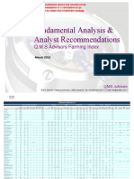 Fundamental Analysis & Analysts Recommendations - Q.M.S Advisors Farming Index