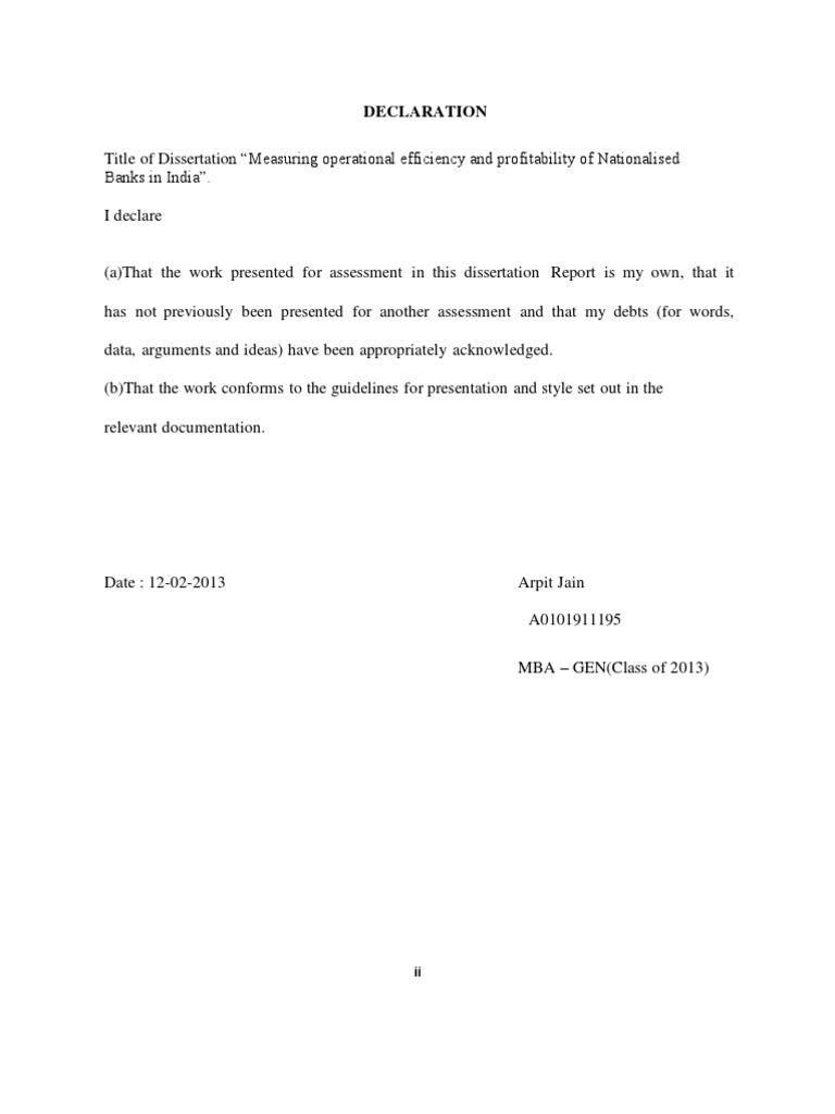 Operational Efficiency of Commercial Banks in India | PDF | Errors And ...