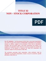 Non Stock Corporation