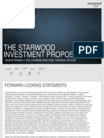 Starwood Investment Proposition and 3-Year Outlook