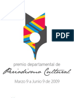 Convocatoria Periodismo Cultural 2009
