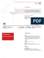 Populacao Versus Amostra o Experimento