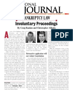 Alliotts Bankruptcy Article Involuntary Proceedings