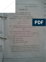 Vibration Previous Year Question Papers