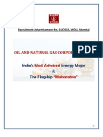 Full Advt 2013 ONGC WOU Mumbai PDF