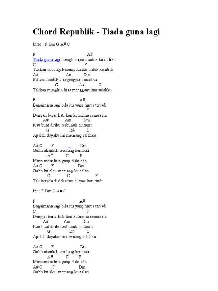 Chord Republik Pdf