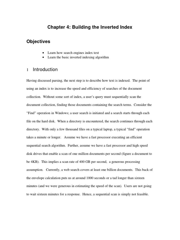 Inverted Index Construction Explained | PDF