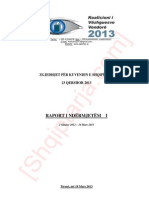 KVV - Raport I - 18 Mars 2013