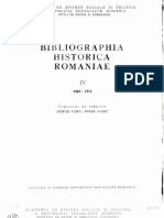Bibliographia Historica Romaniae, Tom 04 (1969-1974)