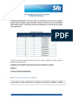 Instructivo para Declaración de Impuesto A La Renta 2012 PDF