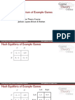 1-8 Nash Equilibrium of Example Games