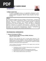 Download Muhammad Saeed Khan-cv by Muhammad Saeed Khan SN13110749 doc pdf