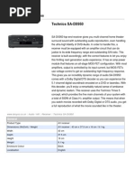 Technics Sa DX 950