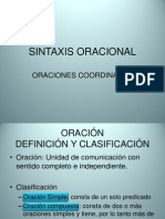 SINTAXIS ORACIONAL. ORACIONES COORDINADAS.pptx