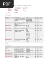 Background: Browser Support: NN: Netscape, IE: Internet Explorer, W3C: Web Standard