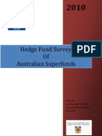 Australian Superannuation Hedge Fund Survey (AIMA, 2010)