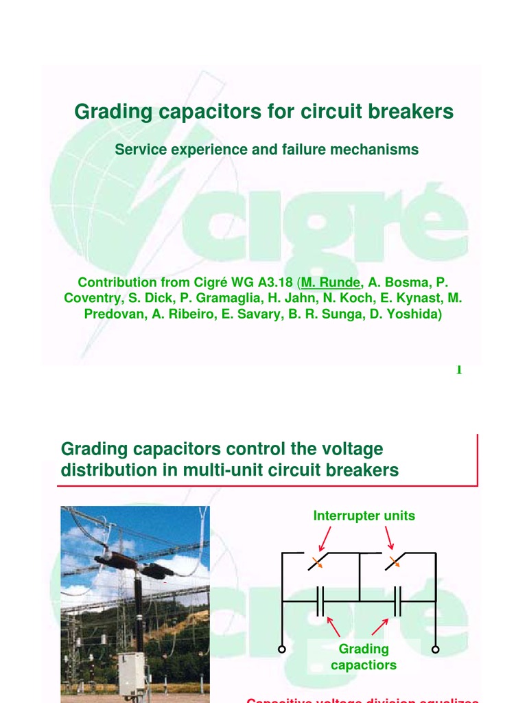 CIGRE Grading Caps | PDF