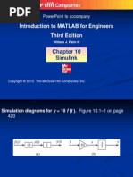 Introduction To MATLAB For Engineers Third Edition: Simulink