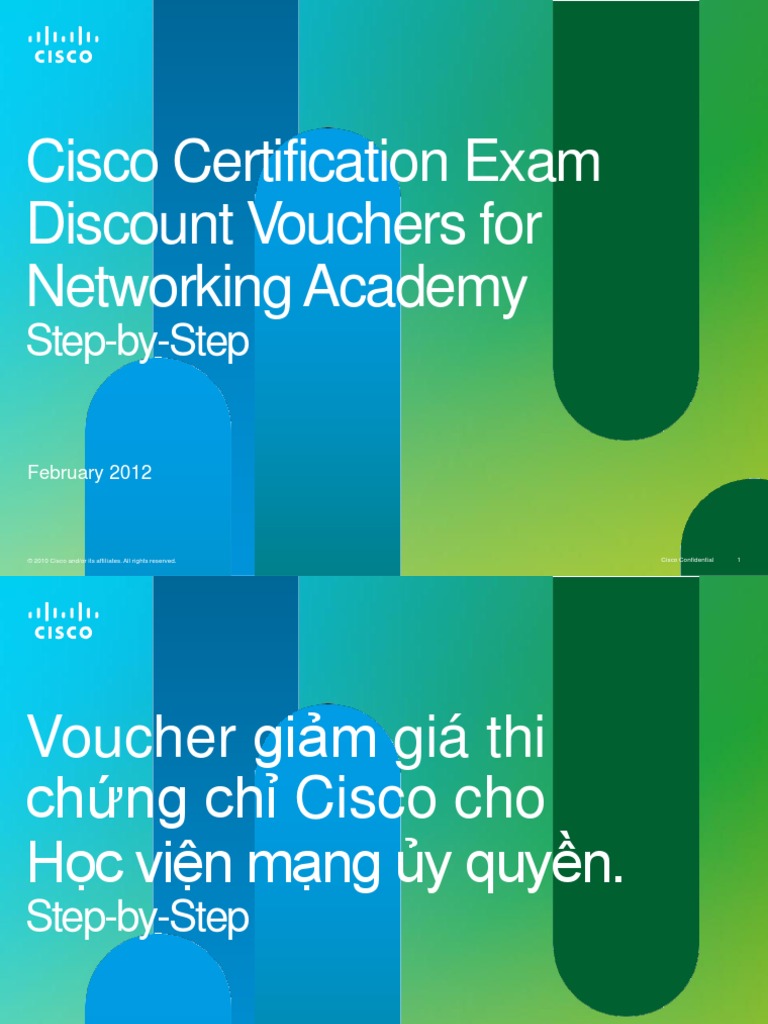 Cisco Cert Exam Discount Vouchers For NetAcad Step-By-Step Feb10 ...