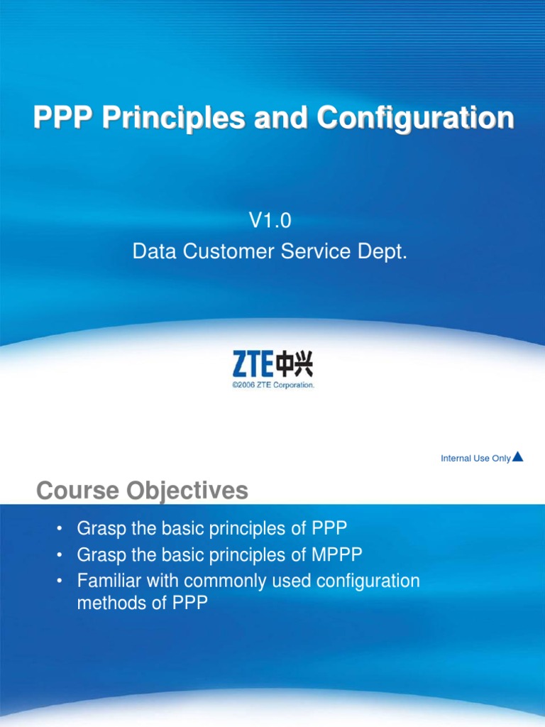 E1 PPP Principles and Configuration | PDF | Computer Standards ...