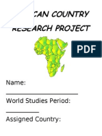 africa research packet 2013