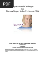 Download Organizational Challenges for Marissa Mayer Yahoos Newest CEO by anndhoang SN131150574 doc pdf