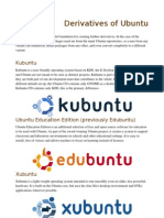 Derivatives of Ubuntu