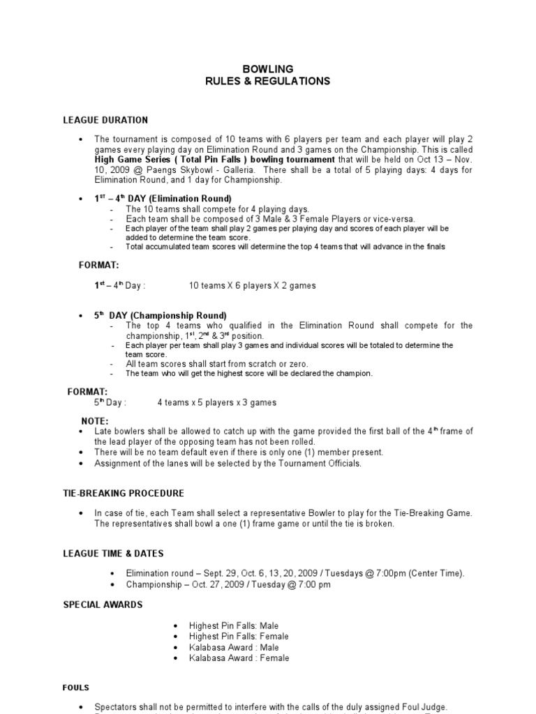 AAA+Bowling+Mechanics Teams Leisure