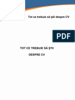 Tot Ce Trebuie Sa Stii Despre CV