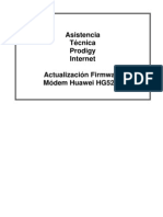 Actualización Firmware Módem Huawei HG520c