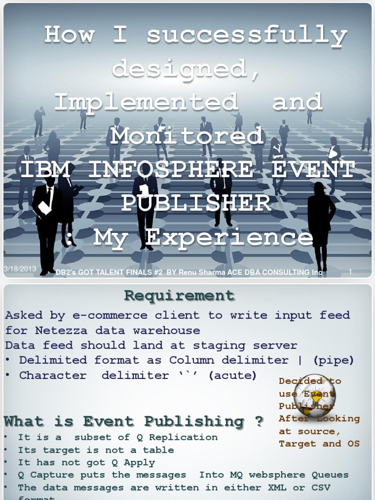 IBM InfoSphere Event Publisher Setup | PDF | Areas Of Computer Science ...