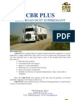 CBR PLUS Haul Road Dust Suppressant