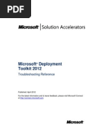 Troubleshooting Reference