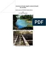 Report On Remains of Old Structures of Water Supply System in Ranchi City of India.