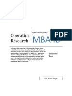 Operation Research Book