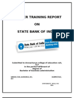 Project report on Sbi