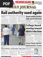 Rail Authority Sued Again: Pprreeccaarriioouuss Bbaallaannccee