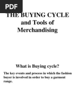 The Buying Cycle and Tools of Merchandising