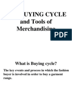 The Buying Cycle and Tools of Merchandising