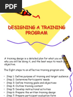 Designing of Training