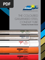 The Coloured Galvanised Steel Conduit Tube: Smartube, Your Smarter Choice!