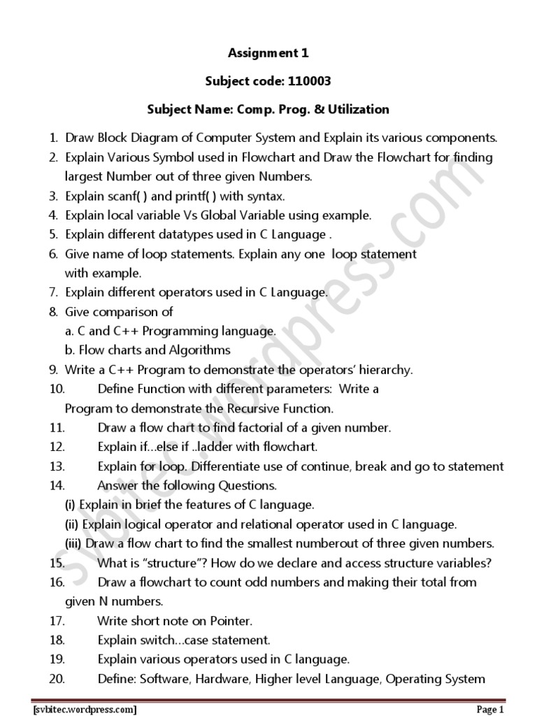C Programming Concepts and Flowcharts | PDF